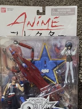 Anime Action Figure Set - Blue/Red Star Playset
